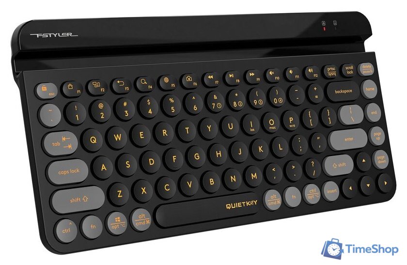 Клавиатура A4Tech Fstyler FBK30 (черная смородина) - Изображение №2 — Интернет-магазин Time-Shop