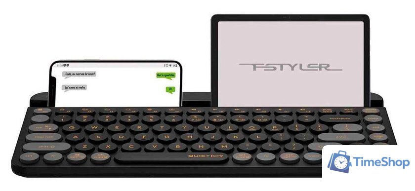 Клавиатура A4Tech Fstyler FBK30 (черная смородина) - Изображение №12 — Интернет-магазин Time-Shop