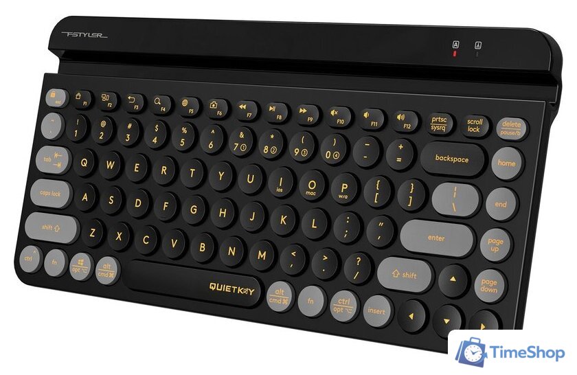 Клавиатура A4Tech Fstyler FBK30 (черная смородина) - Изображение №3 — Интернет-магазин Time-Shop