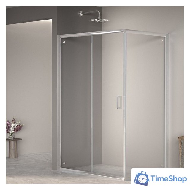 Душевой уголок RGW PA-245 410824590-11 90x100 (хром/прозрачное стекло) - Изображение №1 — Интернет-магазин Time-Shop
