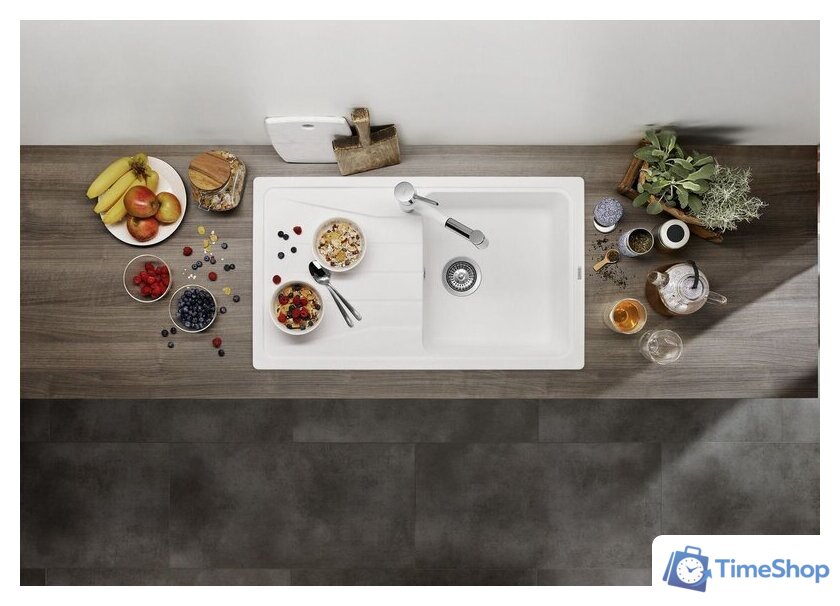 Кухонная мойка Blanco Sona 5 S 527334 (вулканический серый) - Изображение №6 — Интернет-магазин Time-Shop