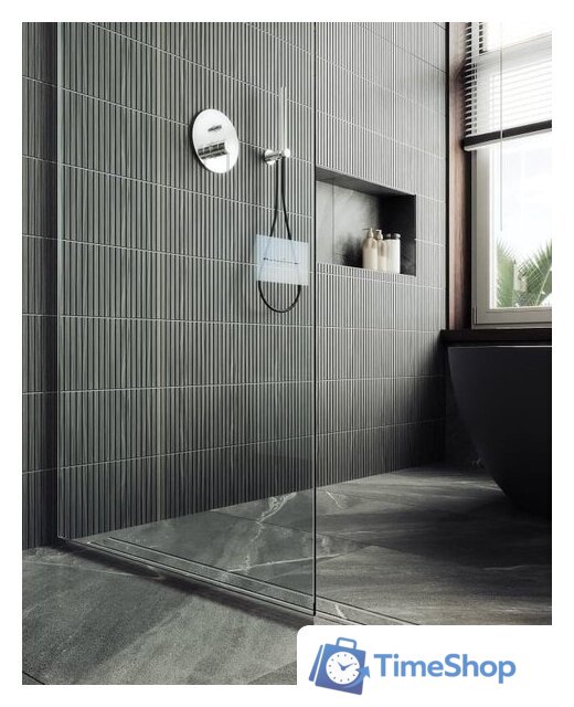 Душевая стенка MaybahGlass 195x109 MGD-677-5у (прозрачное стекло/хром матовый) - Изображение №3 — Интернет-магазин Time-Shop