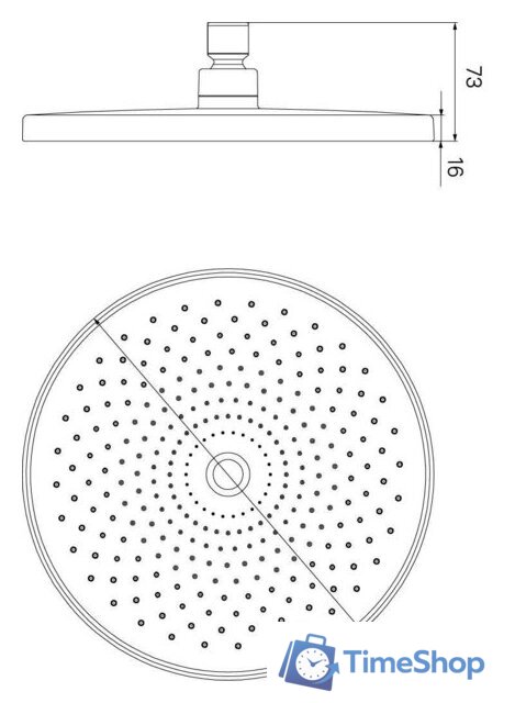 Верхний душ IDDIS Optima Home OPH25BPi64 - Изображение №6 — Интернет-магазин Time-Shop