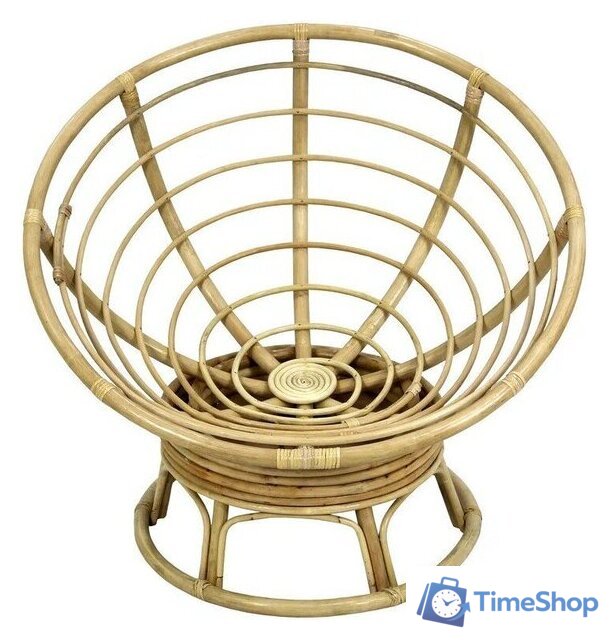 Кресло-качалка Garden Story Папасан Roker D110 вращающееся CV-18H (медовый/бежевый) - Изображение №5 — Интернет-магазин Time-Shop