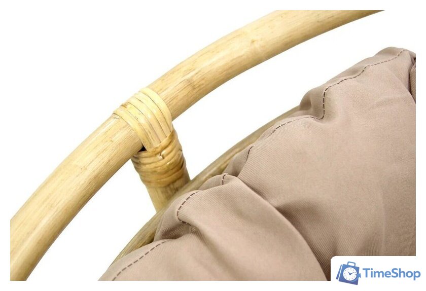 Кресло-качалка Garden Story Папасан Roker D110 вращающееся CV-18H (медовый/бежевый) - Изображение №6 — Интернет-магазин Time-Shop