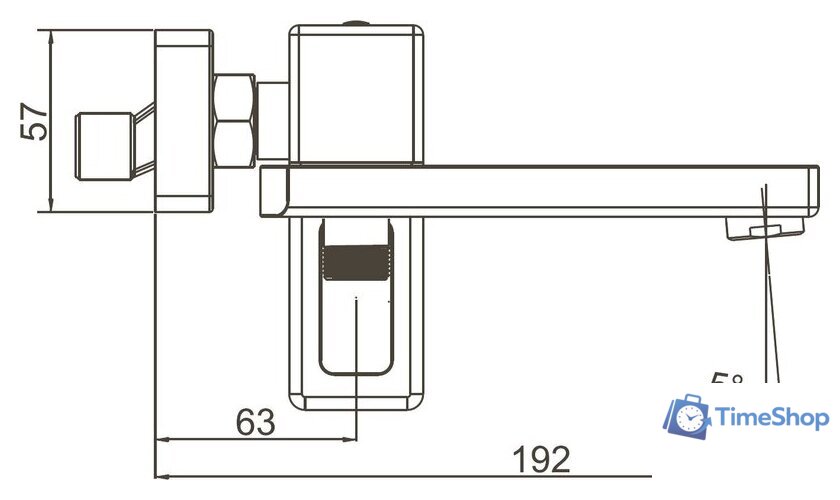 Смеситель Gappo G3018 - Изображение №2 — Интернет-магазин Time-Shop