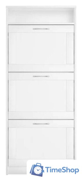 Тумба для обуви Mio Tesoro Сириус 143х60 2.02.10.440.1 (белый) - Изображение №3 — Интернет-магазин Time-Shop