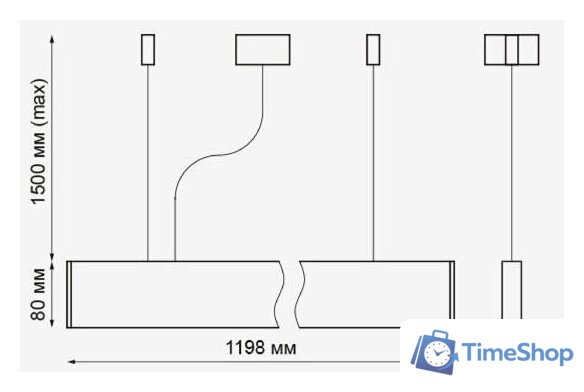 Подвесная люстра Novotech Iter 358161 - Изображение №3 — Интернет-магазин Time-Shop
