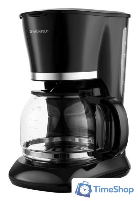 Капельная кофеварка MAUNFELD MF-732BK - Изображение №1 — Интернет-магазин Time-Shop