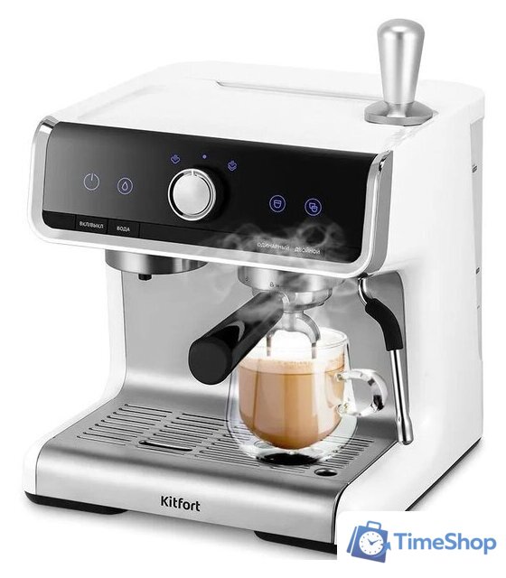 Рожковая кофеварка Kitfort KT-7170 - Изображение №1 — Интернет-магазин Time-Shop