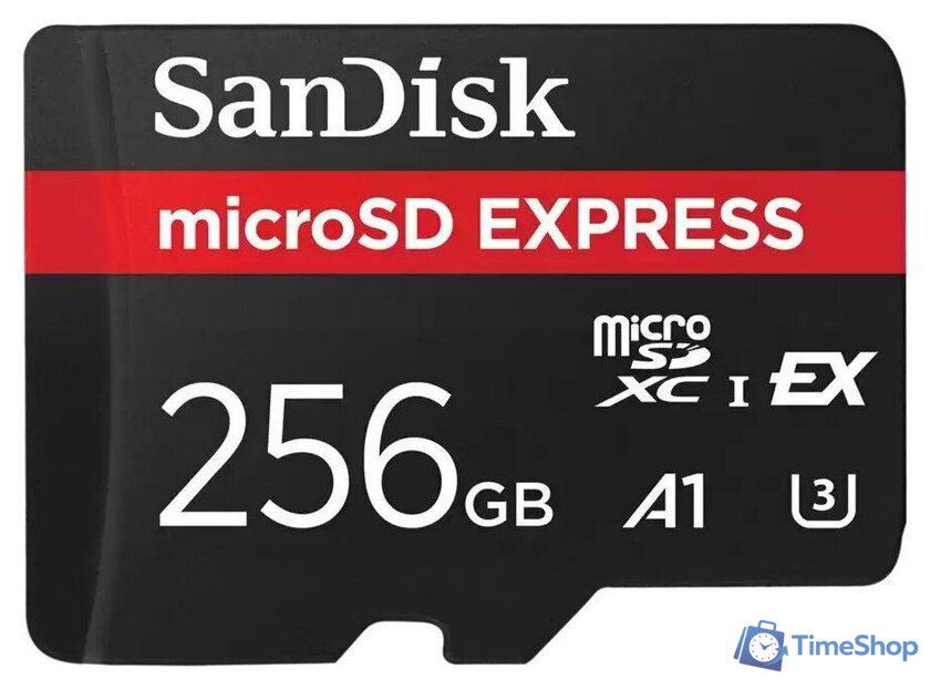 Карта памяти SanDisk Express microSDXC SDSQXFN-256G-GN4NN 256GB - Изображение №1 — Интернет-магазин Time-Shop