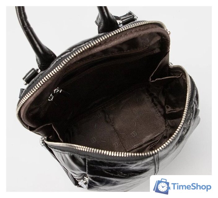 Городской рюкзак Poshete 892-H8179ZL-BLK (черный) - Изображение №4 — Интернет-магазин Time-Shop