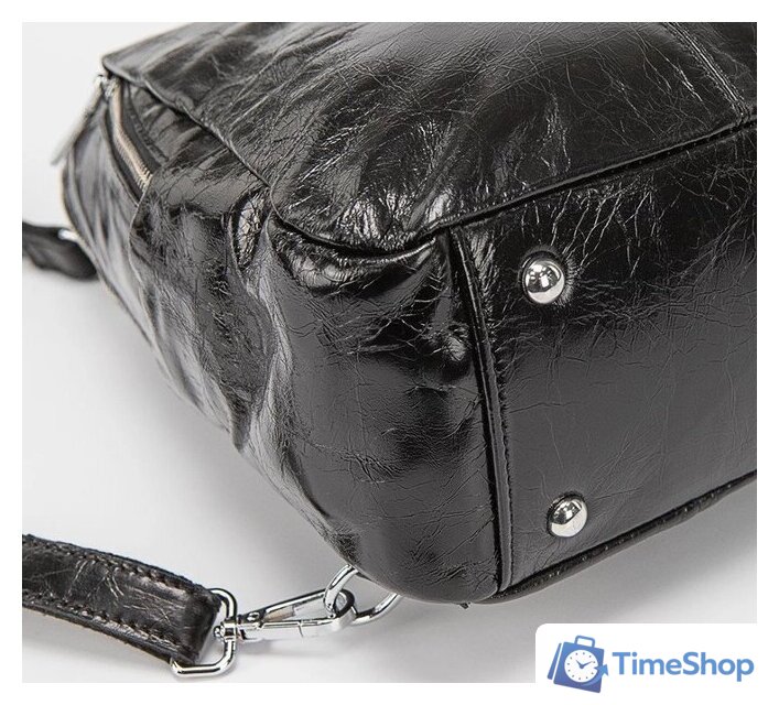 Городской рюкзак Poshete 892-H8179ZL-BLK (черный) - Изображение №6 — Интернет-магазин Time-Shop