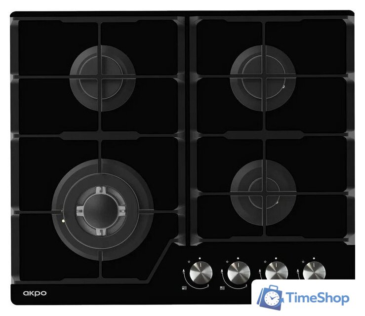 Варочная панель Akpo PGA 604 HGC-T BL - Изображение №1 — Интернет-магазин Time-Shop