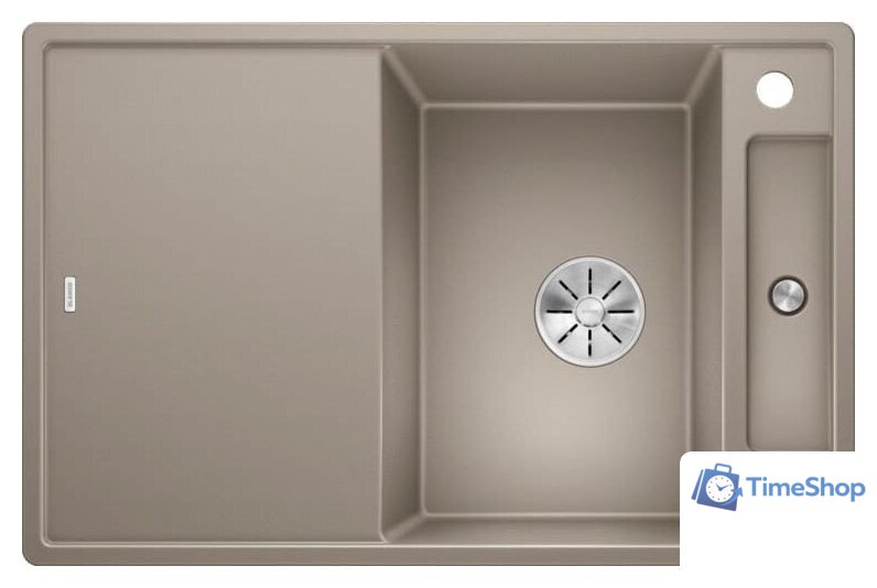 Кухонная мойка Blanco Axia III 45 S 523190 (трюфель, стеклянная доска) - Изображение №1 — Интернет-магазин Time-Shop