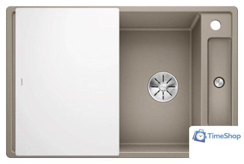 Кухонная мойка Blanco Axia III 45 S 523190 (трюфель, стеклянная доска) - Изображение №2 — Интернет-магазин Time-Shop