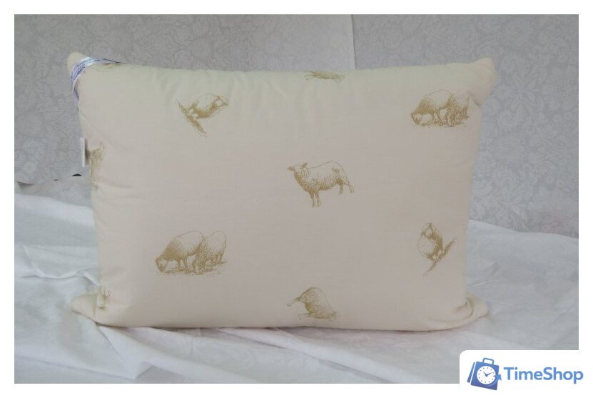 Спальная подушка Delford Шерсть Стандарт ПВХ 2ШХ-УП22 (48x68) - Изображение №7 — Интернет-магазин Time-Shop