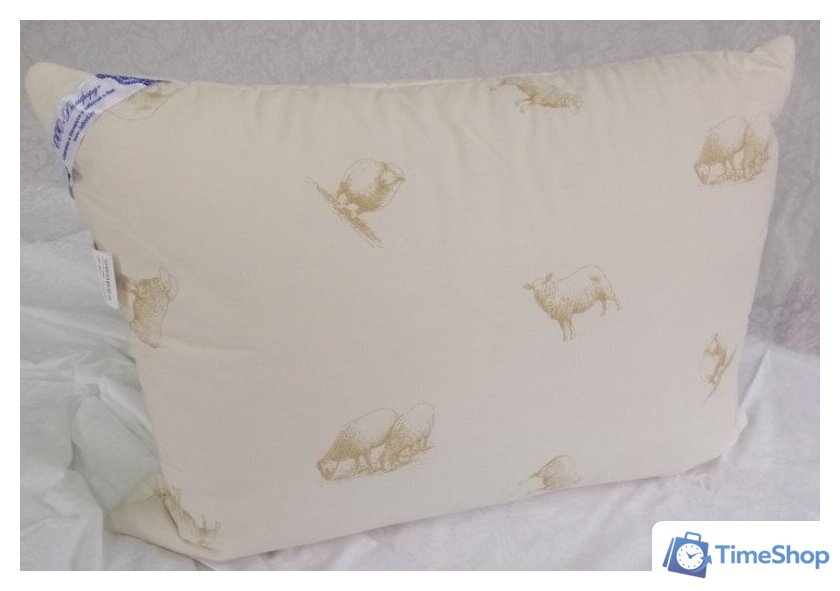 Спальная подушка Delford Шерсть Стандарт ПВХ 2ШХ-УП22 (48x68) - Изображение №5 — Интернет-магазин Time-Shop