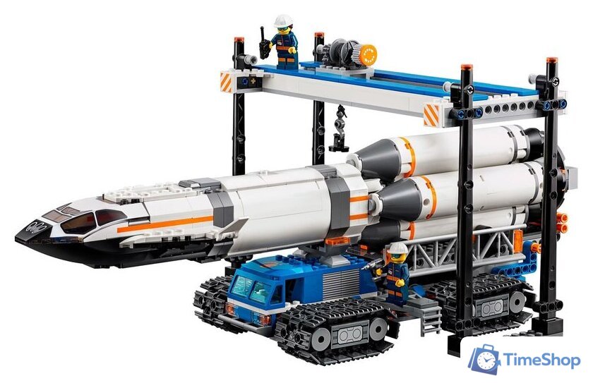 Конструктор LEGO City 60229 Площадка для сборки и транспорт для перевозки ракеты - Изображение №3 — Интернет-магазин Time-Shop