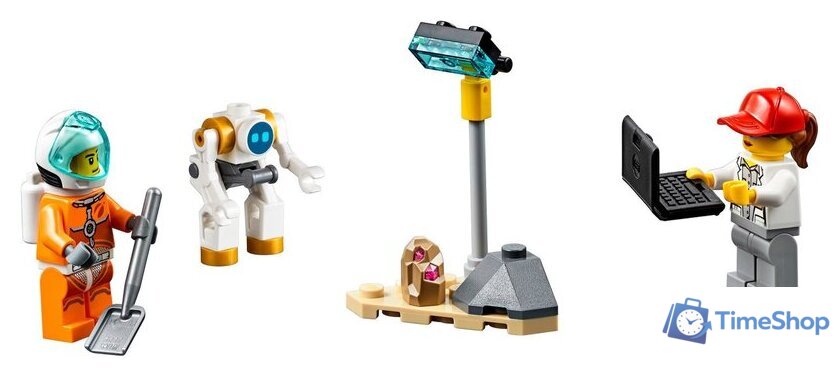 Конструктор LEGO City 60229 Площадка для сборки и транспорт для перевозки ракеты - Изображение №8 — Интернет-магазин Time-Shop