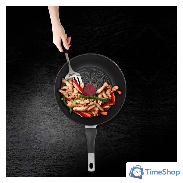 Сковорода ВОК Tefal Unlimited G2551972 - Изображение №3 — Интернет-магазин Time-Shop