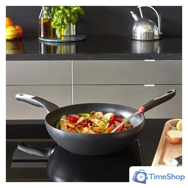Сковорода ВОК Tefal Unlimited G2551972 - Изображение №4 — Интернет-магазин Time-Shop