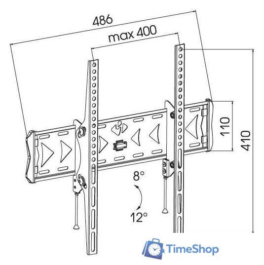Кронштейн для телевизора Kromax FLAT-4 - Изображение №2 — Интернет-магазин Time-Shop