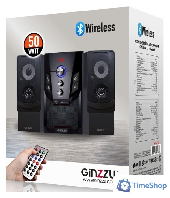 Акустика Ginzzu GM-415 - Изображение №2 — Интернет-магазин Time-Shop