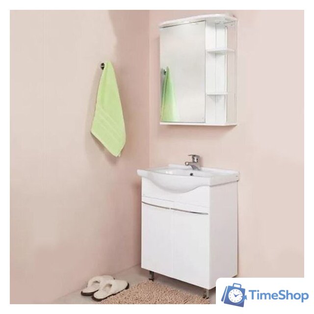  Onika Шкаф с зеркалом 55.01 L 205512 - Изображение №5 — Интернет-магазин Time-Shop