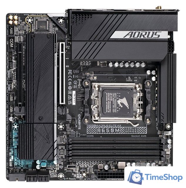 Материнская плата Gigabyte B650M Aorus Elite AX (rev. 1.0) - Изображение №2 — Интернет-магазин Time-Shop