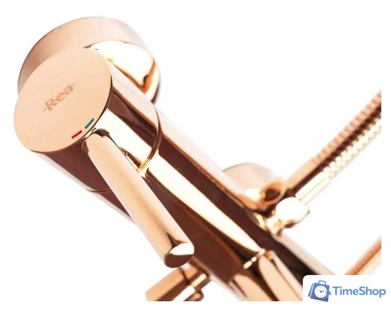 Смеситель Rea Lungo REA-B6695 (розовое золото) - Изображение №5 — Интернет-магазин Time-Shop