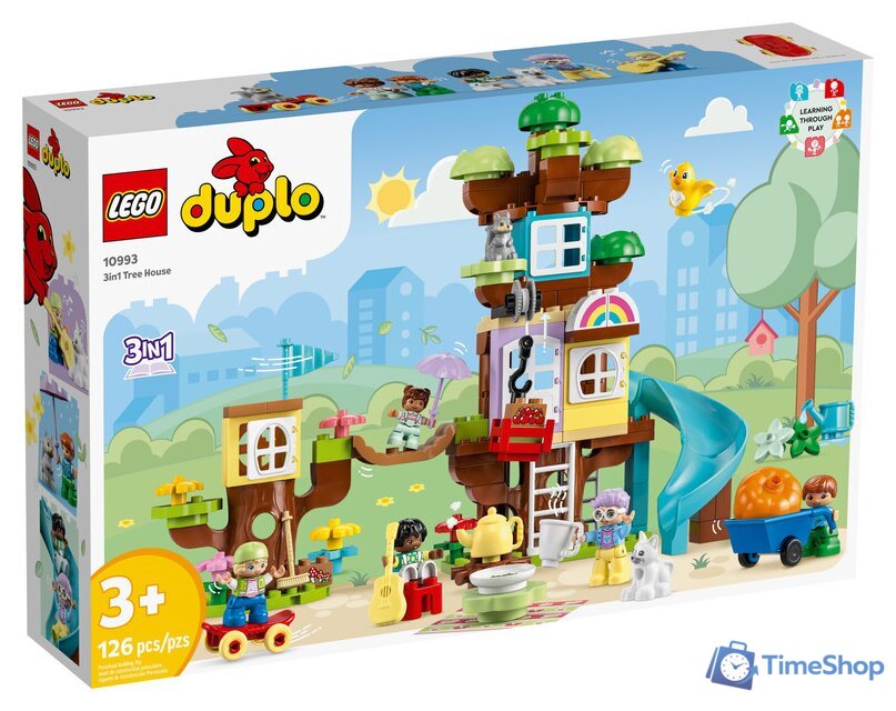 Конструктор LEGO Duplo 10993 Дом на дереве 3в1 - Изображение №1 — Интернет-магазин Time-Shop