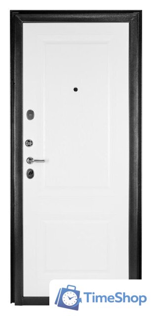 Металлическая дверь Guard Классика MG60 87х205 правая (черное серебро/белый ясень) - Изображение №3 — Интернет-магазин Time-Shop