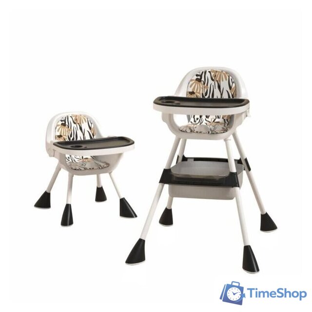 Высокий стульчик Nino Moon (черный) - Изображение №2 — Интернет-магазин Time-Shop