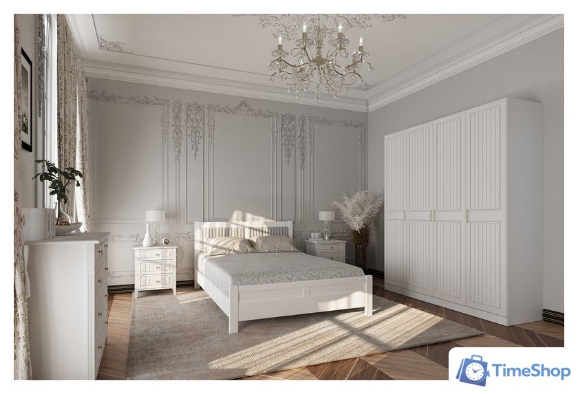 Комоды, тумбы Bravo Мебель Мэгги (белый снег/лак белый) - Изображение №4 — Интернет-магазин Time-Shop