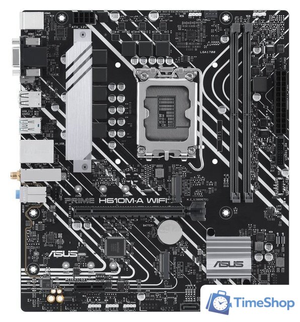 Материнская плата ASUS Prime H610M-A WiFi - Изображение №1 — Интернет-магазин Time-Shop