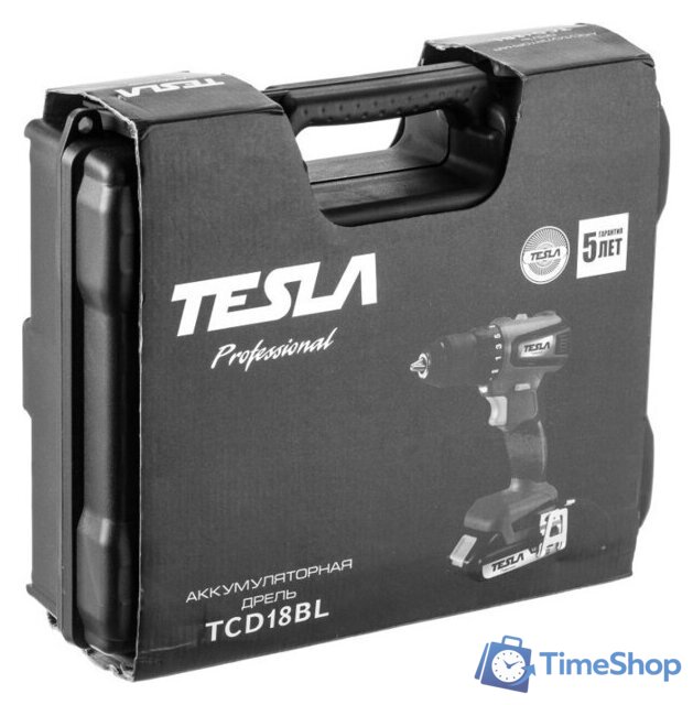 Дрель-шуруповерт Tesla TCD18BL 840369 (с 2-мя АКБ, кейс) - Изображение №11 — Интернет-магазин Time-Shop