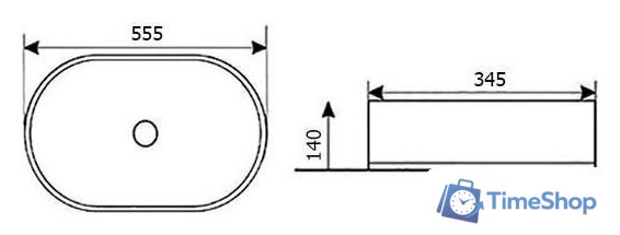 Умывальник Roxen Hope 570095 - Изображение №5 — Интернет-магазин Time-Shop