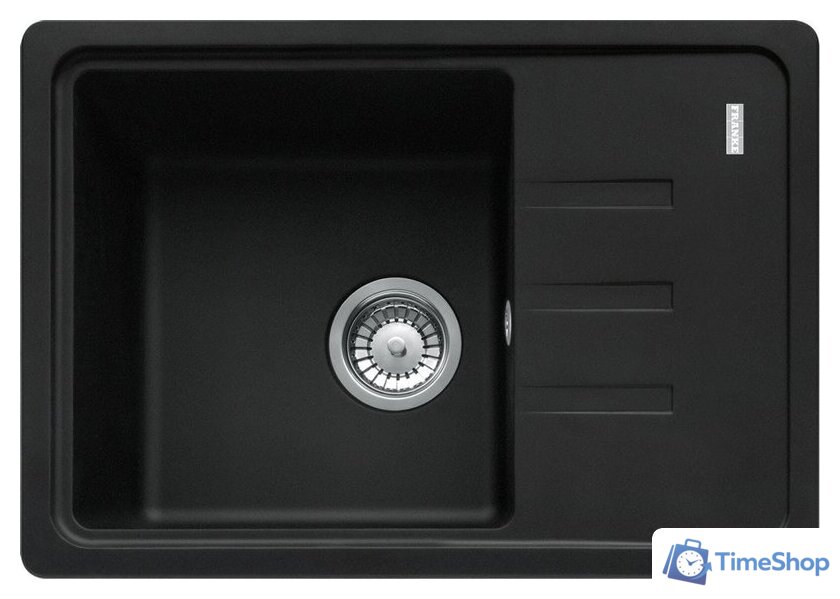 Кухонная мойка Franke Bliss BSG 611-62 114.0676.319 (матовый черный) - Изображение №1 — Интернет-магазин Time-Shop