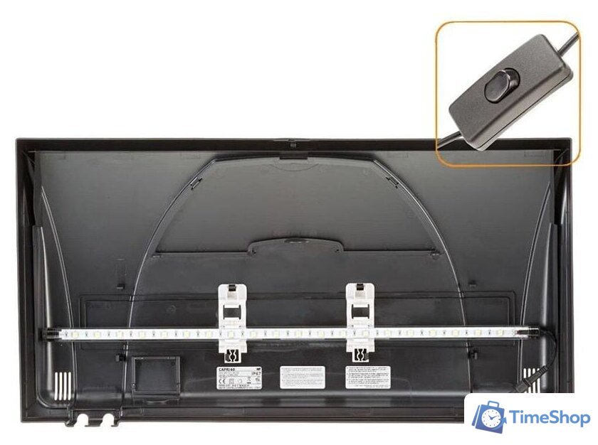 Аквариумный набор Ferplast Capri 50 Led 40 л (черный) - Изображение №5 — Интернет-магазин Time-Shop