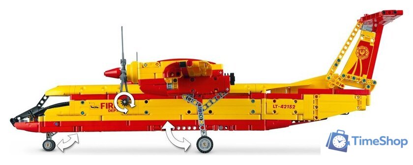 Конструктор LEGO Technic 42152 Пожарный самолет - Изображение №8 — Интернет-магазин Time-Shop