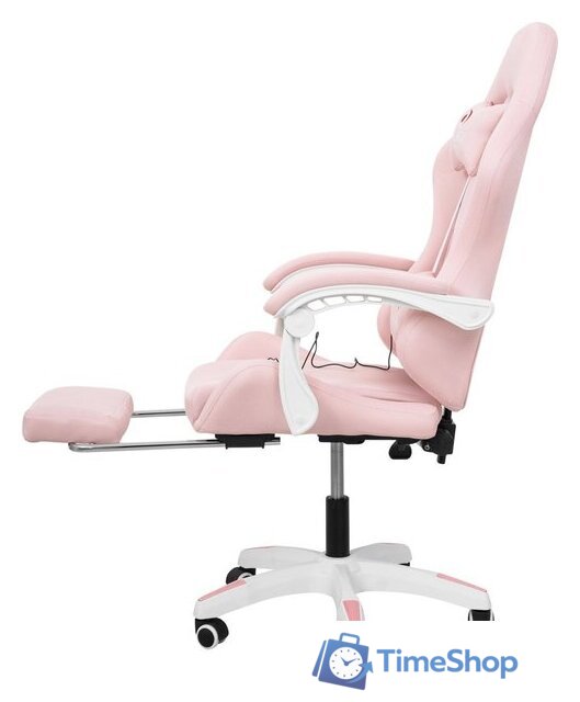 Игровое (геймерское) кресло Calviano 1584 (ткань, розовый) - Изображение №4 — Интернет-магазин Time-Shop