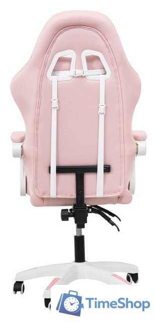 Игровое (геймерское) кресло Calviano 1584 (ткань, розовый) - Изображение №5 — Интернет-магазин Time-Shop