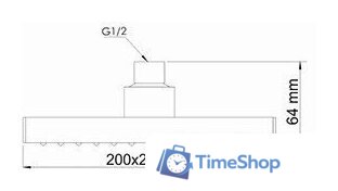 Душевая система  Wasserkraft A12528 - Изображение №10 — Интернет-магазин Time-Shop