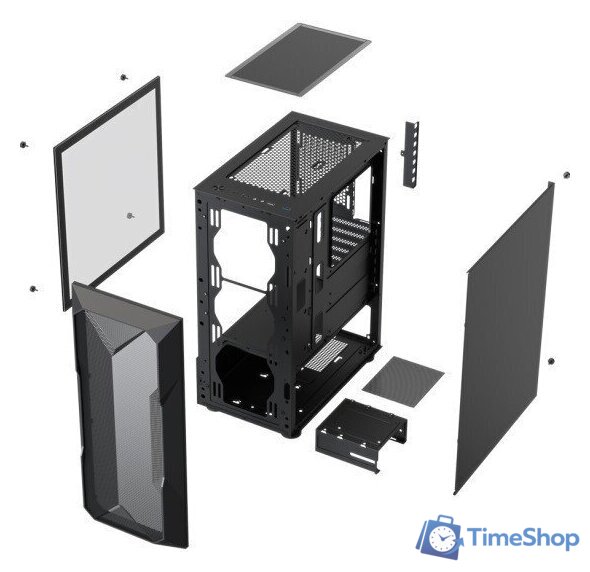 Корпус XASTRA A304 4ARGB (черный) - Изображение №10 — Интернет-магазин Time-Shop