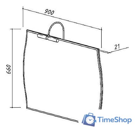  Belux Бриз Зеркало [В90] - Изображение №4 — Интернет-магазин Time-Shop