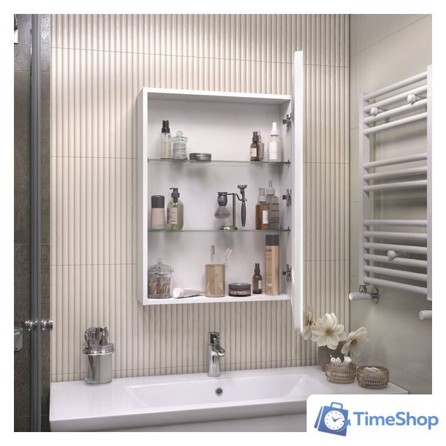  Vigo Шкаф с зеркалом навесной Geometry Classic 600 - Изображение №12 — Интернет-магазин Time-Shop