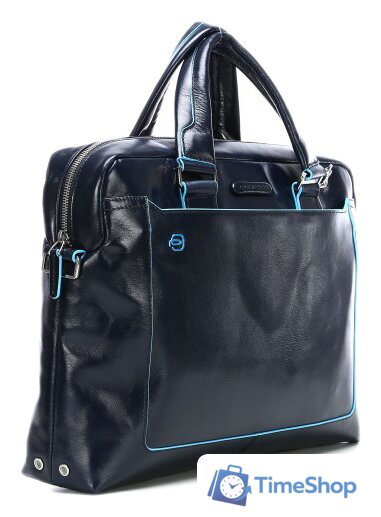 Сумка Piquadro Blue Square [CA3335B2/BLU2] - Изображение №2 — Интернет-магазин Time-Shop