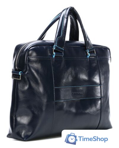 Сумка Piquadro Blue Square [CA3335B2/BLU2] - Изображение №3 — Интернет-магазин Time-Shop