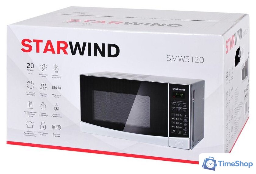 Микроволновая печь StarWind SMW3120 - Изображение №10 — Интернет-магазин Time-Shop